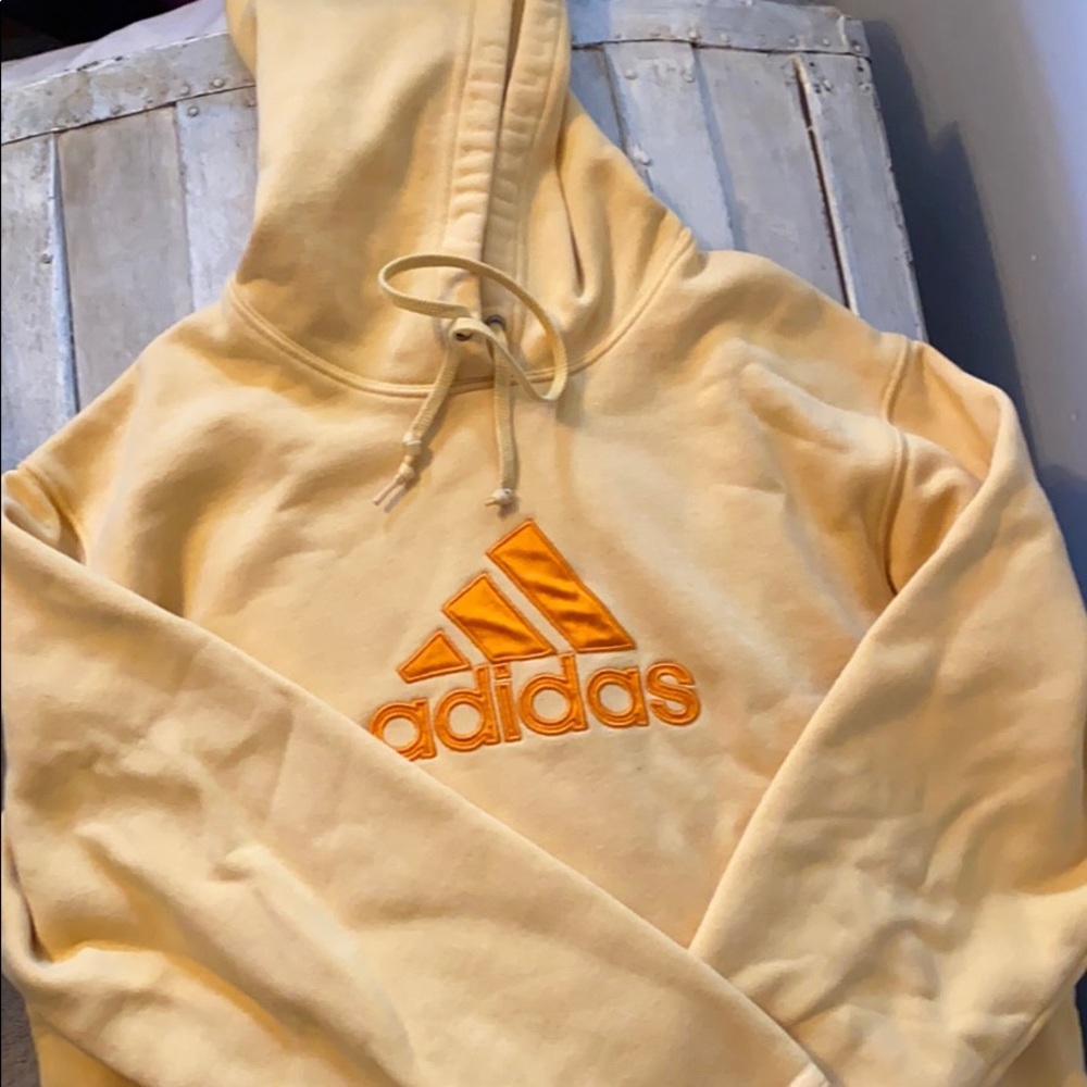 Yellow adidas sweatshirt